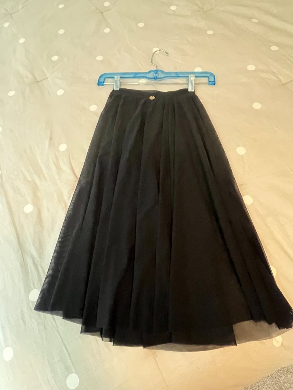 Beautiful black Bodile nylon and elastane mesh ballet skirt size xs/s - Picture 4 of 6